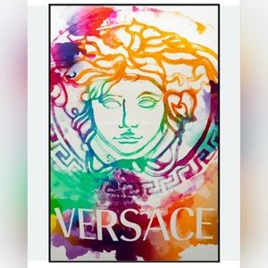 Versace 8 1/2"x11" Framed Wall Art